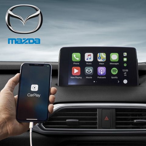 Nâng cấp apple carplay dành cho xe mazda