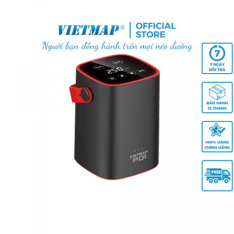 Bơm Lốp Điện Tử Nhỏ Gọn Đa Năng VIETMAP P01