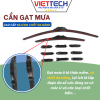 Gạt Mưa Silicon Thanh Mềm Nano Có Chốt Gắn Đa Năng, Hiệu Suất Gạt Khỏe, Dùng Cho Ô Tô 4-5-7 Chỗ