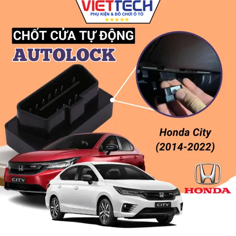 Chốt Cửa Tự Động (AutoLock) Không Dây Cho Xe Ô Tô Honda City 2014-2023