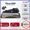 Camera Hành Trình Gương 70mai S500 Ghi Hình 3K , Điều Khiển Giọng Nói Thông Minh