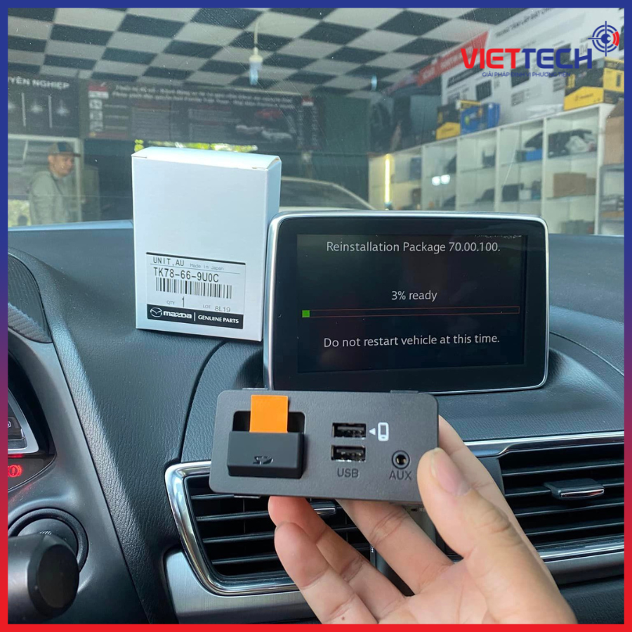 Bộ kít Apple Carplay 9U0C cho xe Mazda 2 Mazda 3 Mazda 6 CX3 CX5 CX8