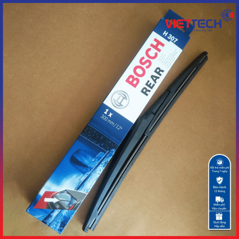 Cặp Gạt Mưa Sau Xe Ô tô BOSCH Rear Wiper Blade Nhiều Size - Tương Thích Nhiều Dòng Xe