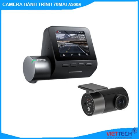 Camera hành trình Xiaomi 70mai A500S Ghi Hình Trước Sau Độ Nét 2,7K 
