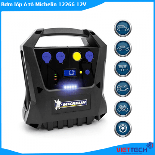 Bơm lốp ô tô Michelin 12266 12V chính hãng giá cực tốt